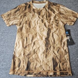 NWT Inknburn‎ Mens Paper Bag Tech Shirt Size XS Gym Workout Martial Arts
